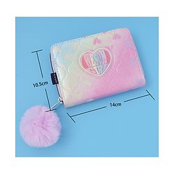 Pine Kids Wallets With Rainbow Coloured Patch - Multicolor