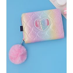 Pine Kids Wallets With Rainbow Coloured Patch - Multicolor