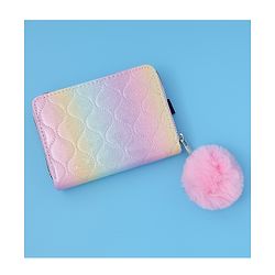 Pine Kids Wallets With Rainbow Coloured Patch - Multicolor