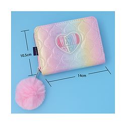 Pine Kids Wallets With Rainbow Coloured Patch - Multicolor