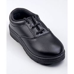 Pine Kids School Shoes - Black