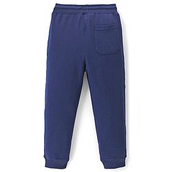 Pine Kids Knitted Full Length Lounge Pant With Gaming Remote Print - Blue Depth