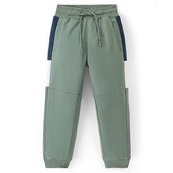 Pine Kids Full Length  Lounge  Pant Solid Colour   -  Olive