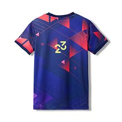Pine Active Half Sleeves T-Shirt & Shorts Set Gameday Print - Navy