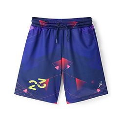 Pine Active Half Sleeves T-Shirt & Shorts Set Gameday Print - Navy