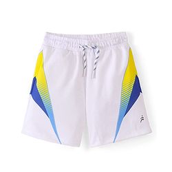 Pine Active Knit Sleeveless Printed T-Shirt & Shorts Set - Blue