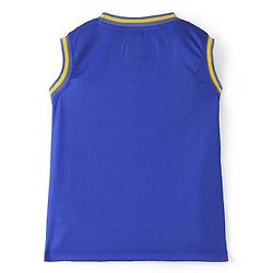 Pine Active Knit Sleeveless Printed T-Shirt & Shorts Set - Blue