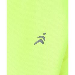 Pine Active Knit Half Sleeves Solid T-Shirt & Shorts Set - Neon Green & Black
