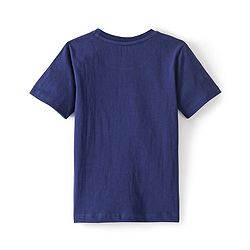 Pine Kids Cotton Knit Half Sleeves Sun Set Theme Print T-Shirt - Blue