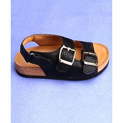Pine Kids Open Toe Sandals - Black