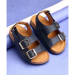 Pine Kids Sandals with Velcro Closure - Blue