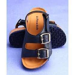 Pine Kids Sandals with Velcro Closure - Blue