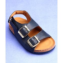 Pine Kids Sandals with Velcro Closure - Blue