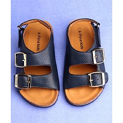 Pine Kids Sandals with Velcro Closure - Blue
