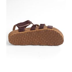 Pine Kids Velcro Closure Sandals - Brown