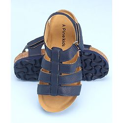 Pine Kids Velcro Closure Sandals - Blue
