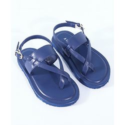Pine Kids Ethnic Wear Sandals - Dark Brown