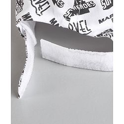Pine Kids Marvel Cotton Avengers Baseball Cap White - Diameter 16.5 cm
