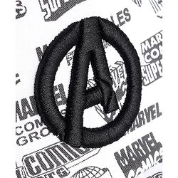 Pine Kids Marvel Cotton Avengers Baseball Cap White - Diameter 16.5 cm