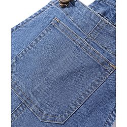 Pine Kids Sleeveless Washed Denim Dungaree - Ice Blue