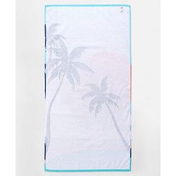 Pine Kids Cotton Bath Towel Beach Print - Multicolour