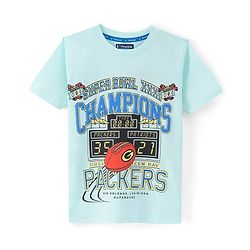 Pine Kids Cotton Half Sleeves T-Shirt Superbowl Print - Spa Retreat