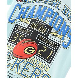 Pine Kids Cotton Half Sleeves T-Shirt Superbowl Print - Spa Retreat