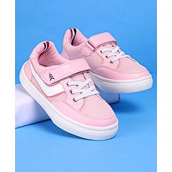 Pine Kids Casual Shoes with Velcro Closure - Pink
