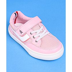 Pine Kids Casual Shoes with Velcro Closure - Pink