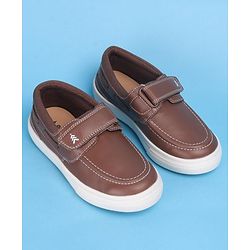 Pine Kids Casual Shoes with Velcro Closure - Brown