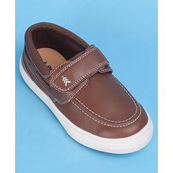 Pine Kids Casual Shoes with Velcro Closure - Brown