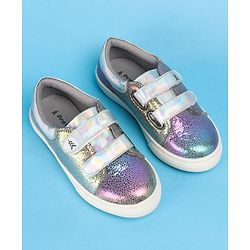Pine Kids Casual Shoes with Velcro Closure - Multicolour