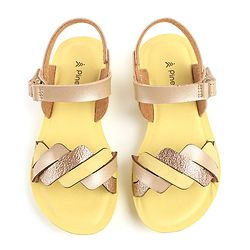 Pine Kids Sandals With Velcro Closure - Fuchsia