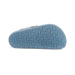 Pine Kids Sandals with Velcro Closure & Fish Scale Detailing - Blue