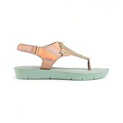 Pine Kids Sandals with Velcro Closure & Crown Detailing  - Blue