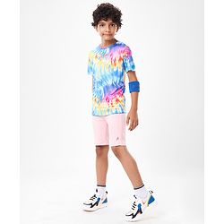 Pine Active Half Sleeves T-Shirt Tie & Die Pattern - Multicolour