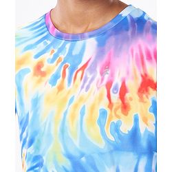 Pine Active Half Sleeves T-Shirt Tie & Die Pattern - Multicolour