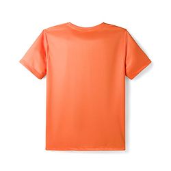 Pine Active Half Sleeves High Stretch T-Shirt Ball Print - Orange