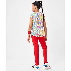 Pine Active Sleeveless High Stretch T-Shirt Splash Print - Multicolour