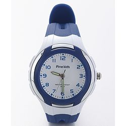 Pine Kids Free Size Analog Watch- Black