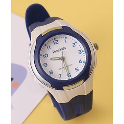 Pine Kids Free Size Analog Watch- Black