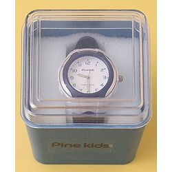 Pine Kids Free Size Analog Watch- Black