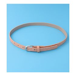 Pine Kids Belts with Sequin Design   - Peach