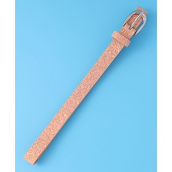 Pine Kids Belts with Sequin Design   - Peach