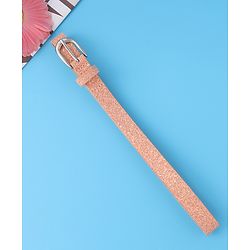Pine Kids Belts with Sequin Design   - Peach