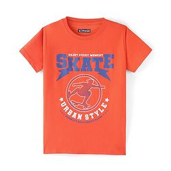 Pine Kids Cotton Knit Half Sleeves  T-Shirts Text Print Pack of 5 - Multicolour