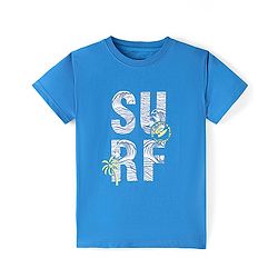 Pine Kids Cotton Knit Half Sleeves  T-Shirts Text Print Pack of 5 - Multicolour