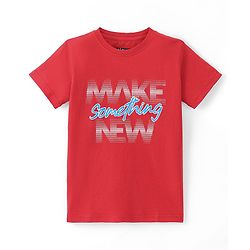 Pine Kids Cotton Half Sleeves T-Shirts Beach & Robot Print Pack of 5 - Multicolor