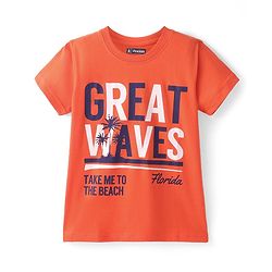 Pine Kids Cotton Knit Half Sleeves Balls & Text Printed T-Shirts Pack of 5- Multicolour