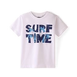 Pine Kids Cotton Knit Half Sleeves Tiger & Text Printed T-Shirts Pack of 5 - Multicolour